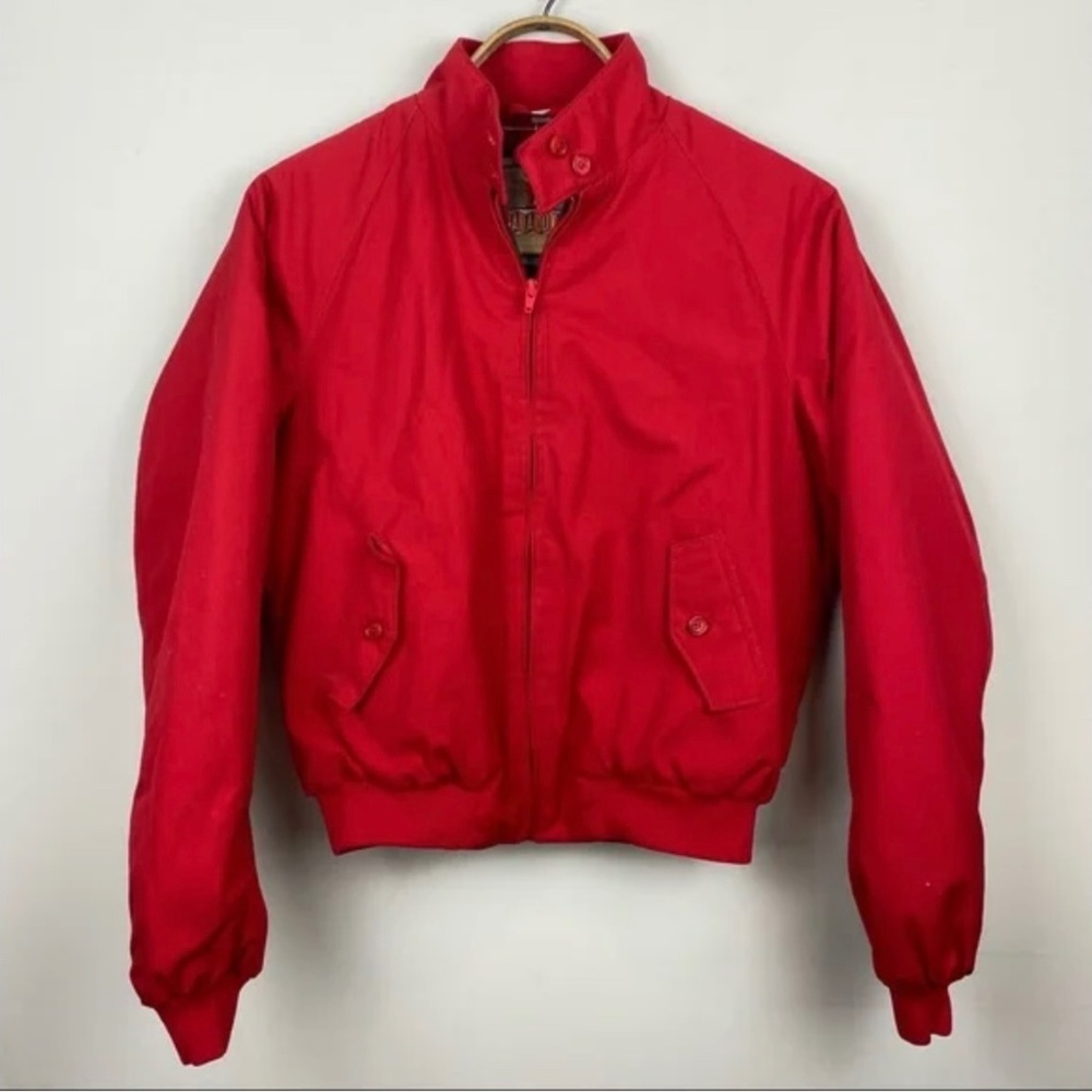 Baracuta Red Bomber Jacket